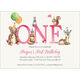 Woodland First Birthday Invitations Image 4 of 4